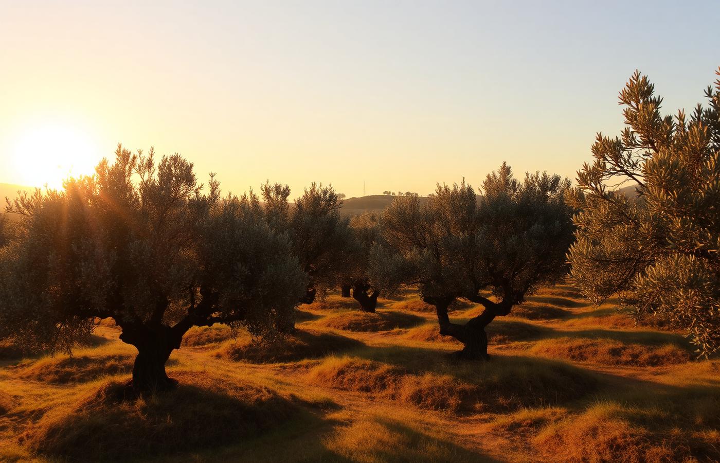 Portuguese olive grove